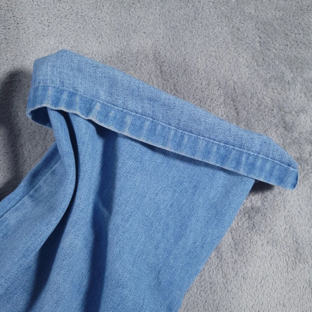 Levi's Jeans Men 34x27 Blue Skosh More Comfort Vintage 80s Orange Tab Straight